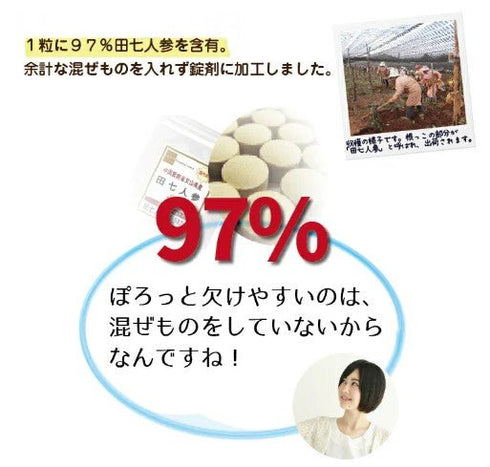 【SKU-506】田七人参 (でんしちにんじん) サポニン サプリ サプリメント - サプリ専門店 ギャバ太郎SHOP本店