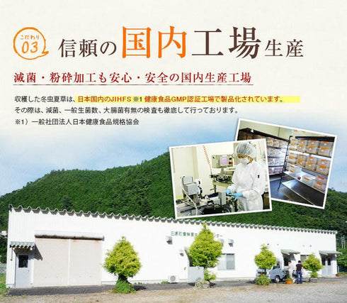 【SKU-111】 津和野産サナギタケ冬虫夏草 カプセル - ギャバ太郎SHOP本店