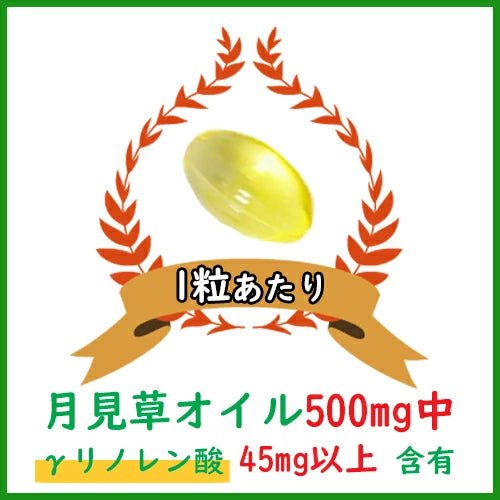 【SKU-409】γ-リノレン酸含有 月見草オイル サプリメント - ギャバ太郎SHOP本店